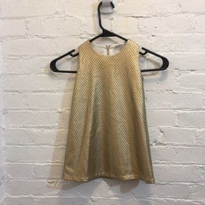 Metallic Gold Children's Dress